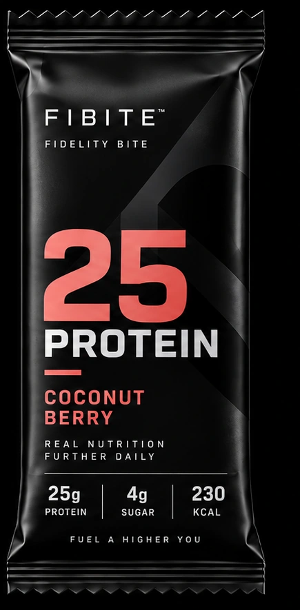 FIBITE 25 Protein Coconut Berry package